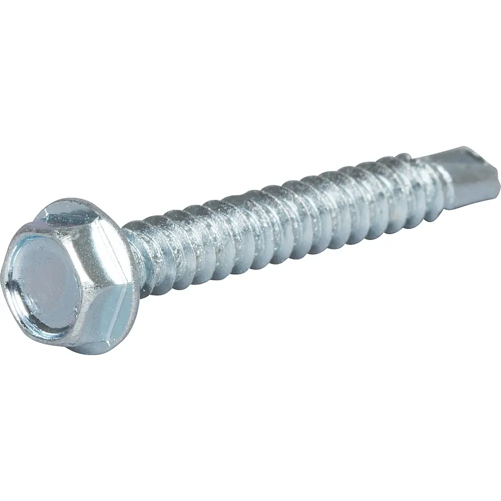 #8 x 1-1/4 in. Hex Washer Head Self Drilling Screw