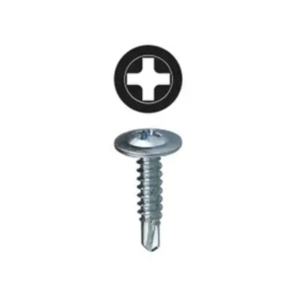 #8 x 1 in. Phillips Wafer Head Self Drilling Screw 1 #8 x 1 in. Phillips Wafer Head Self Drilling Screw