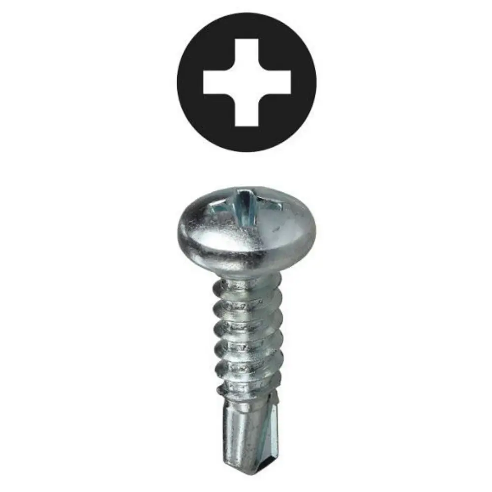 #8 x 2 in. Phillips Pan Head Self Drilling Screw