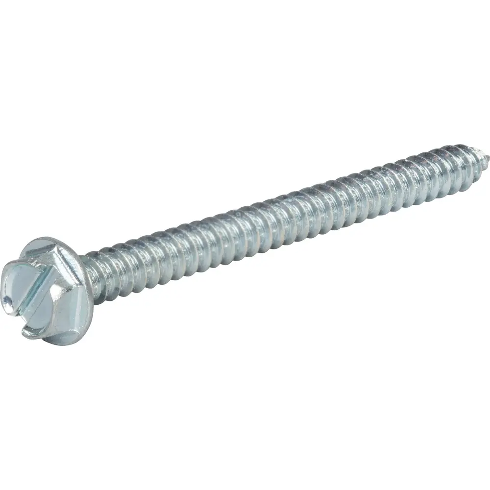 #8 x 2 in. Phillips/Slotted Hex Washer Head Sheet Metal Screw