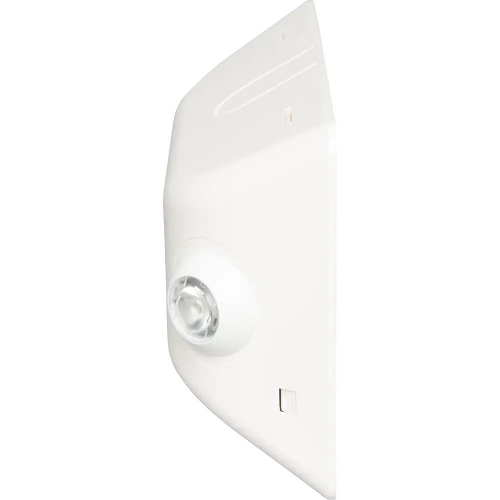 120-277 VAC 1 W Architectural LED Emergency Light, 2 Heads, White