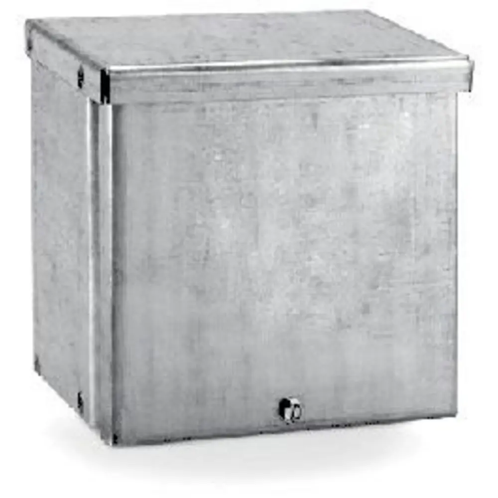 12" x 12" x 6" NEMA 3R Galvanized Rain Proof Box, Steel 1 12" x 12" x 6" NEMA 3R Galvanized Rain Proof Box, Steel