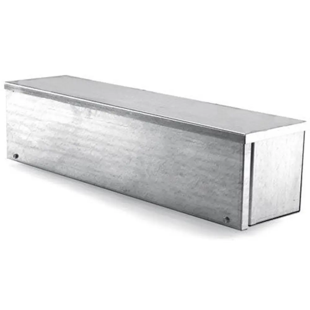 6" x 6" x 24" NEMA 3R Galvanized Rain-Proof Trough, Steel