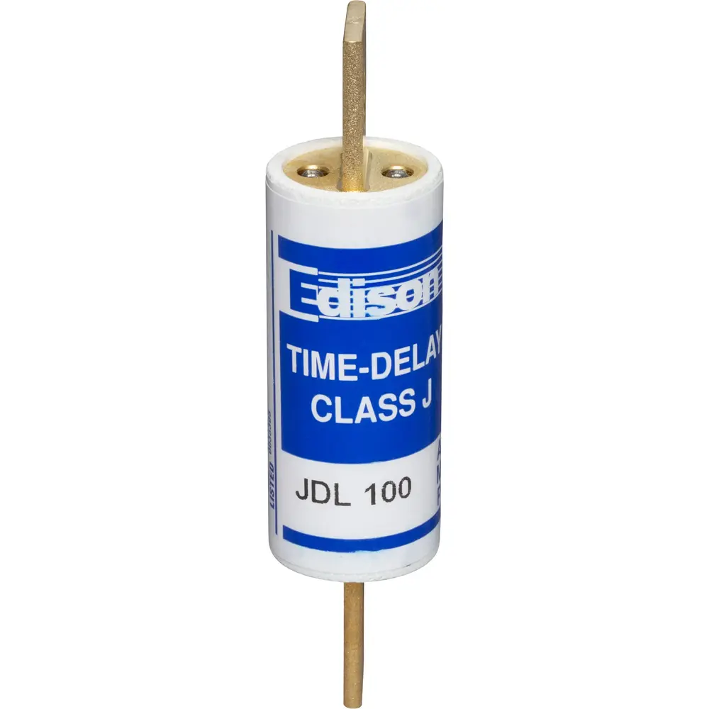 100 A Class J Time-Delay Fuse, Dual-Element, 600 VAC