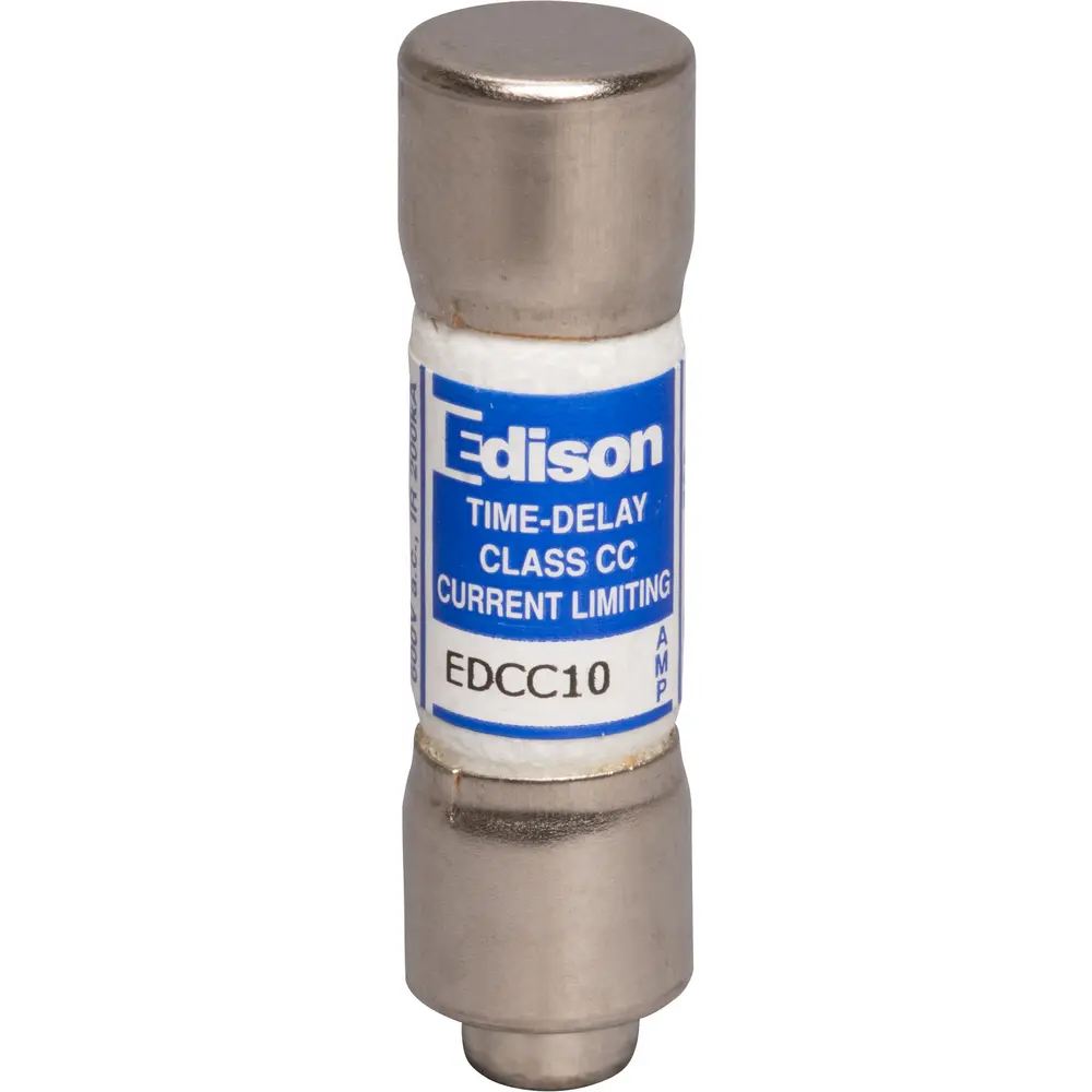10 A Class CC Time-Delay Fuse, 600 VAC/300 VDC