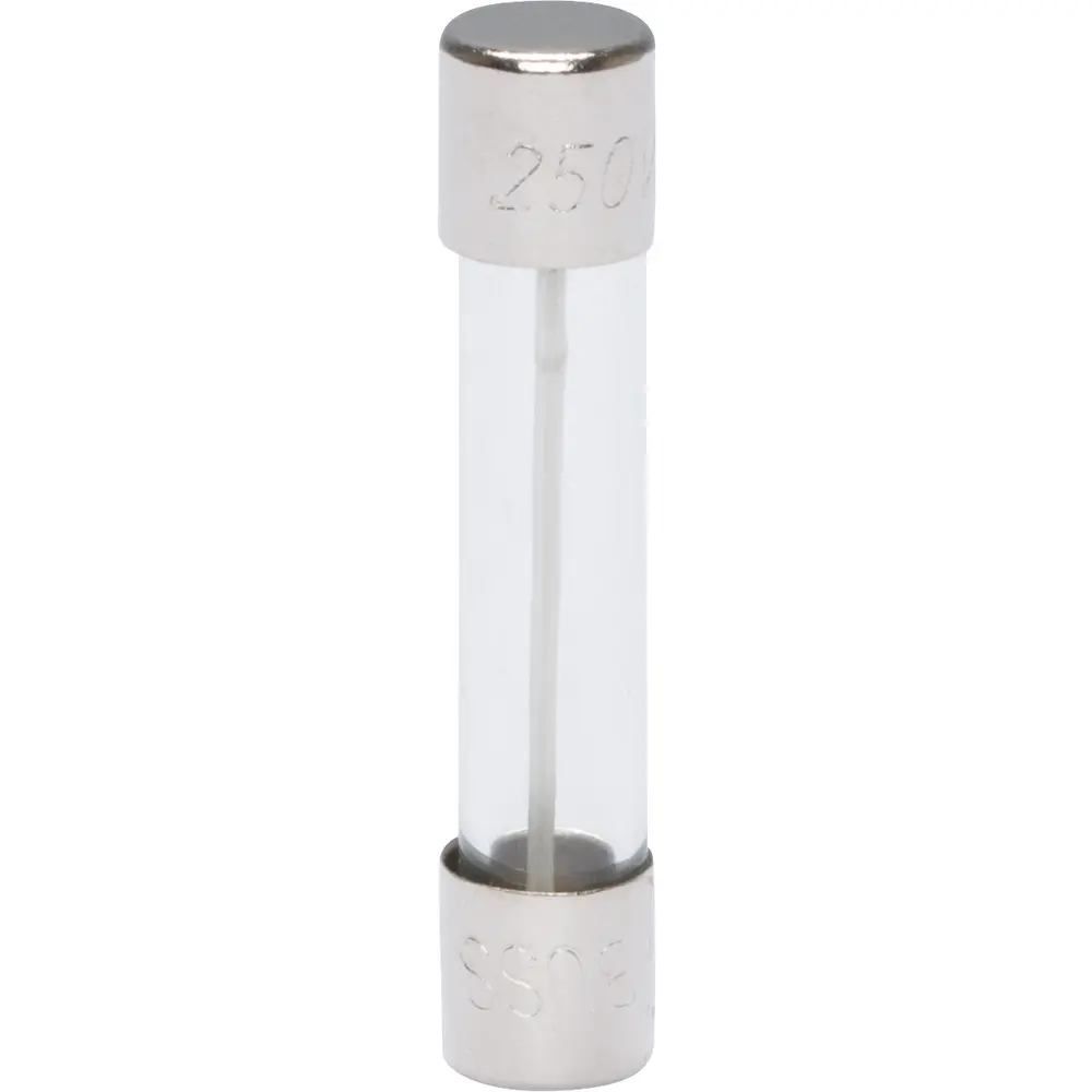 1.25 A 1/4 in. x 1-1/4 in., Fast-Acting Glass Tube Fuse, 250 VAC/32 VDC 1 1.25 A 1/4 in. x 1-1/4 in., Fast-Acting Glass Tube Fuse, 250 VAC/32 VDC