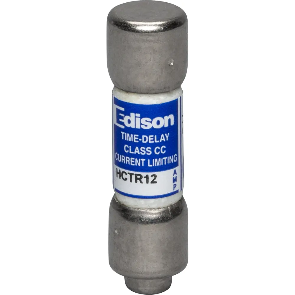 12 A Class CC Time-Delay Fuse, 600 VAC