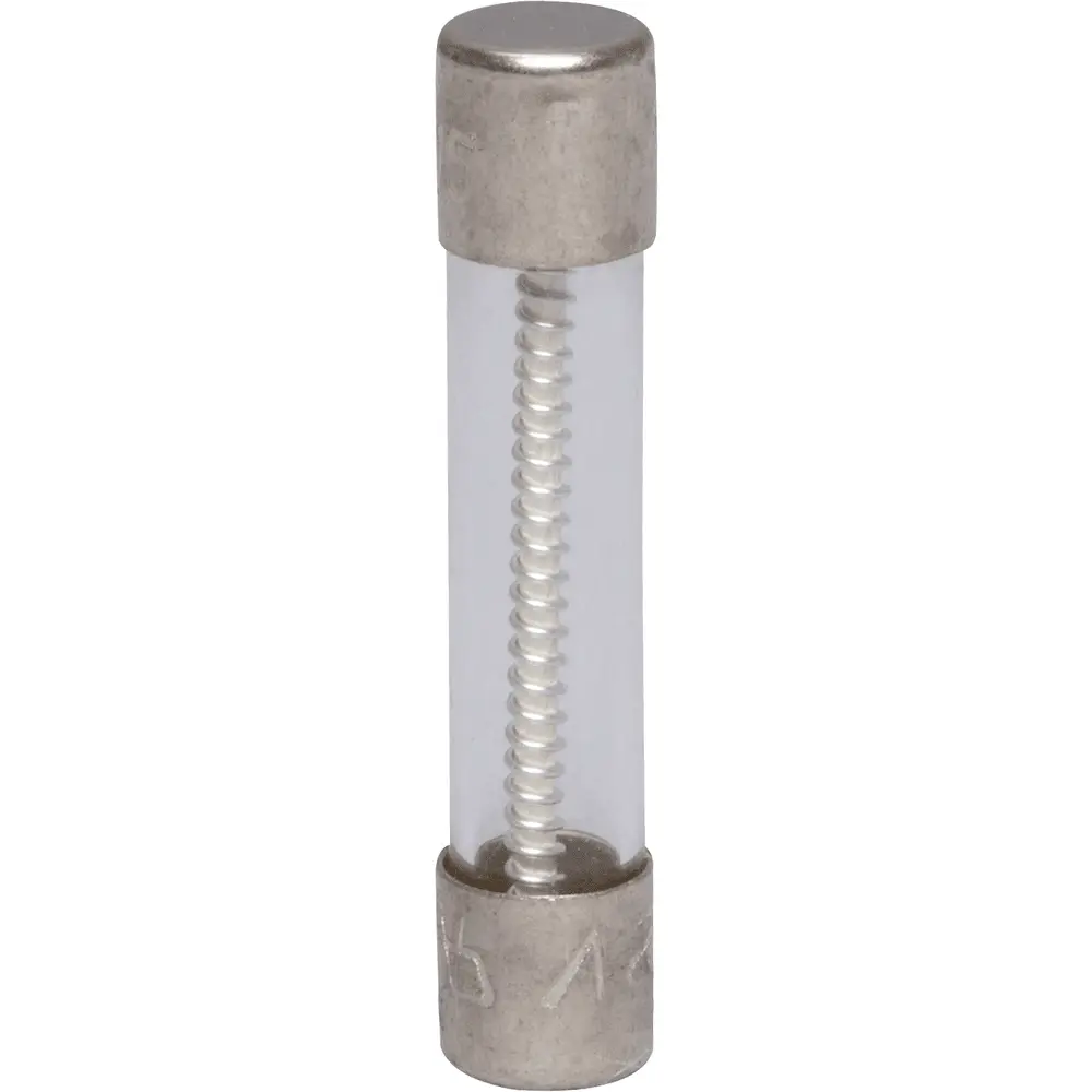 15 A 1/4 in. x 1-1/4 in., Time-Delay Glass Tube Fuse, 32 VAC