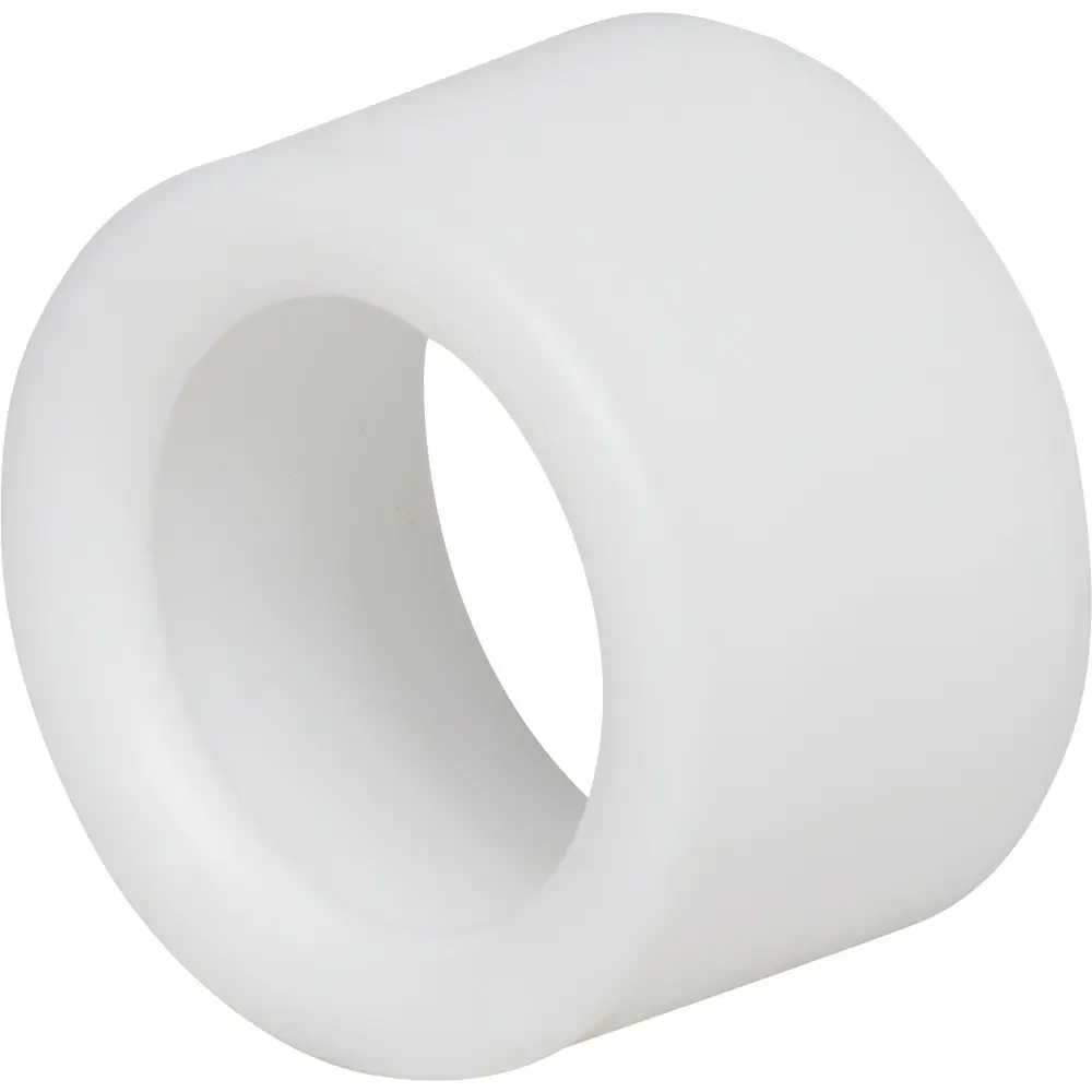 1/2 in. Plastic Push-On Bushing, White, Insulated