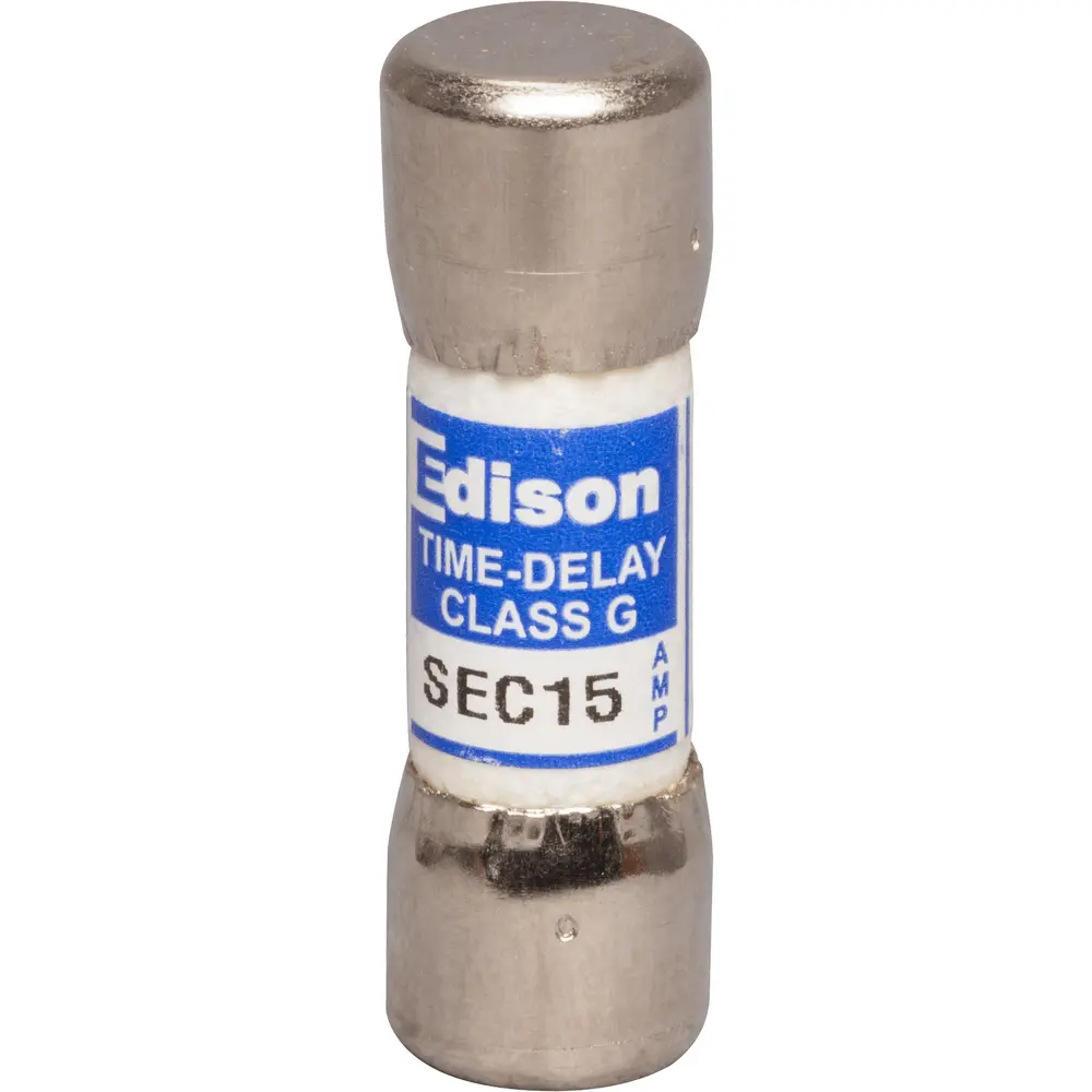 15 A Class G Time-Delay Fuse, 600 VAC 2 15 A Class G Time-Delay Fuse, 600 VAC