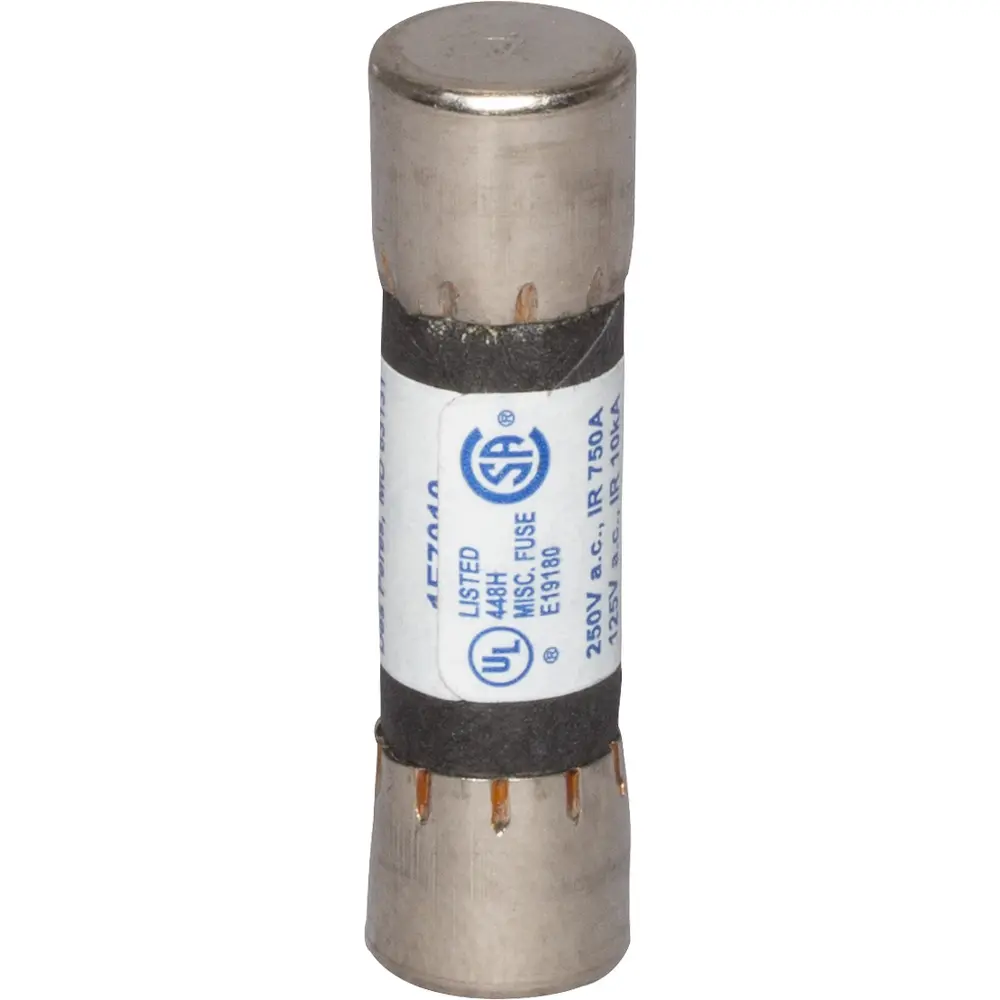 15 A Supplemental Fast-Acting Fuse, 250 VAC
