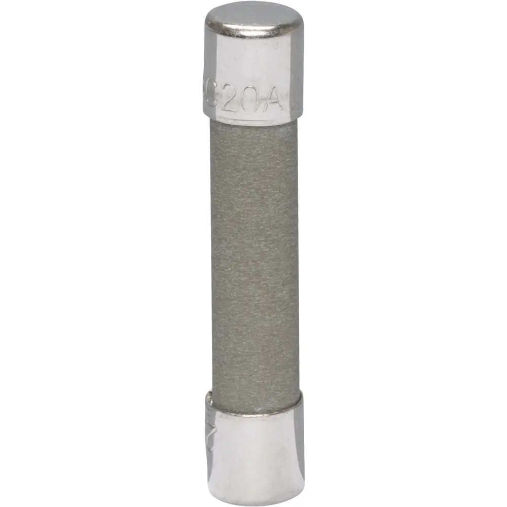 20 A 1/4 in. x 1-1/4 in., Fast-Acting, Ceramic Tube Fuse, 250 VAC/125 VDC