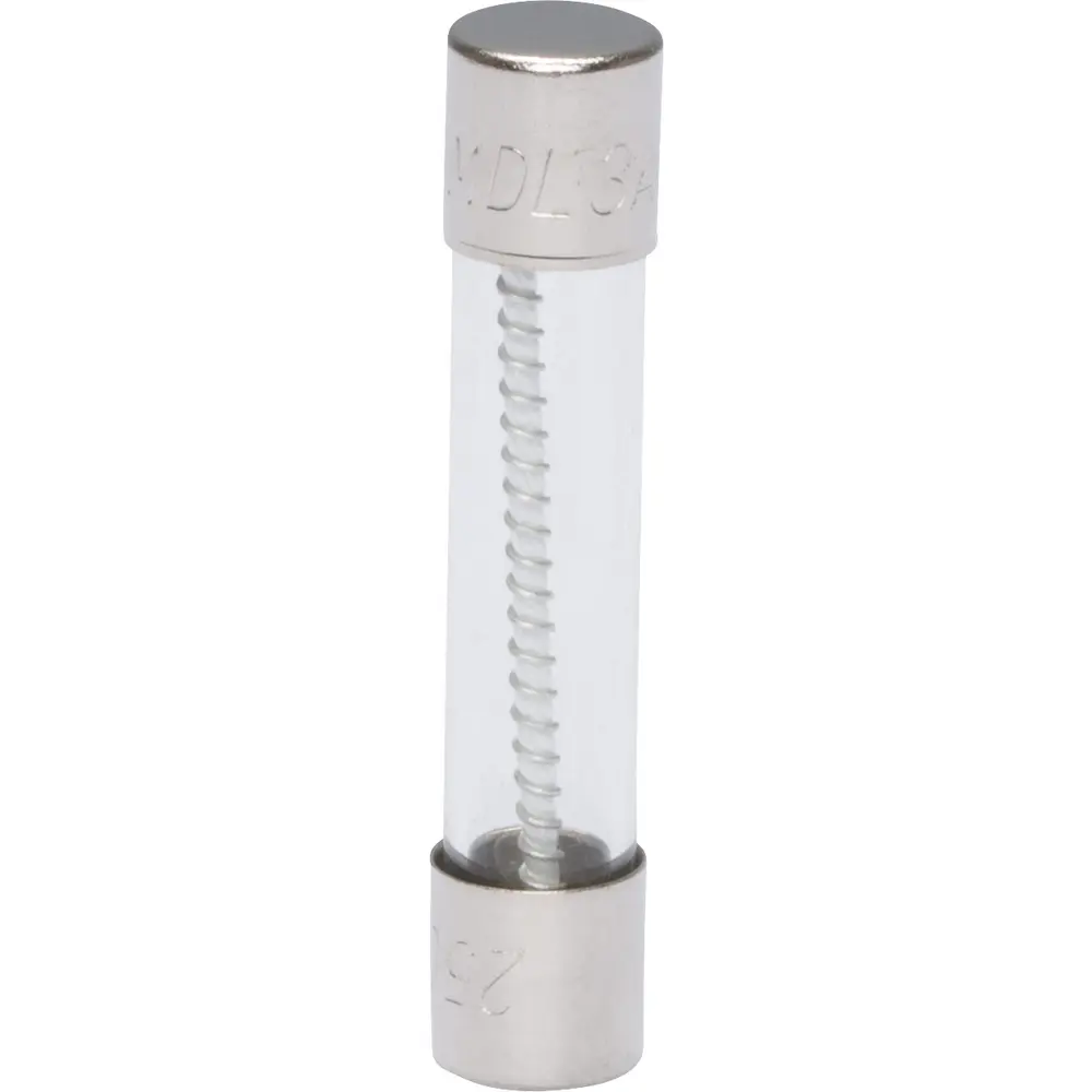 20 A 1/4 in. x 1-1/4 in., Time-Delay Glass Tube Fuse, 32 VAC 1 20 A 1/4 in. x 1-1/4 in., Time-Delay Glass Tube Fuse, 32 VAC