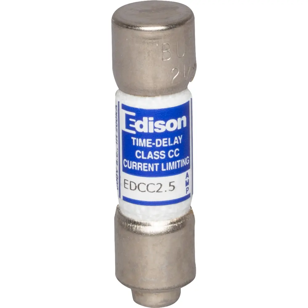 2.5 A Class CC Time-Delay Fuse, 600 VAC/300 VDC