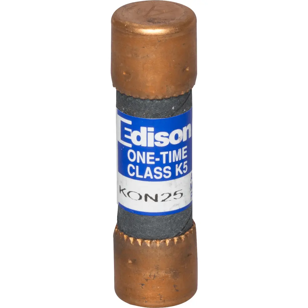 25 A Class K5 Fast-Acting Fuse, 250 VAC