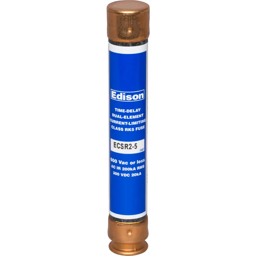 2.5 A Class RK5 Time-Delay Fuse, Dual-Element, 600 VAC/300 VDC
