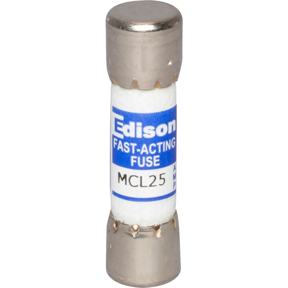25 A Supplemental Fast-Acting Fuse, 600 VAC
