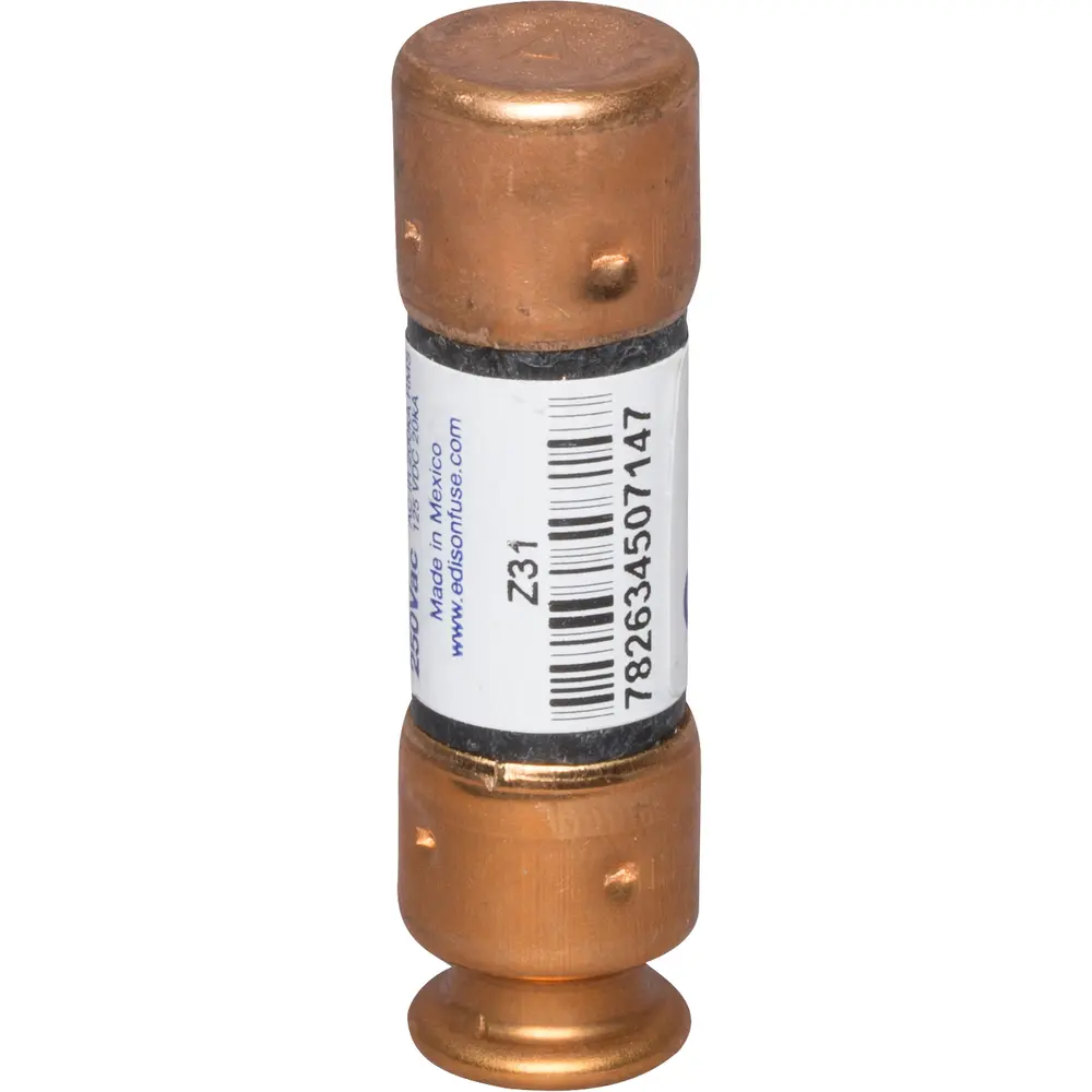 2 A Class RK5 Time-Delay Fuse, Dual-Element, 250 VAC/125 VDC