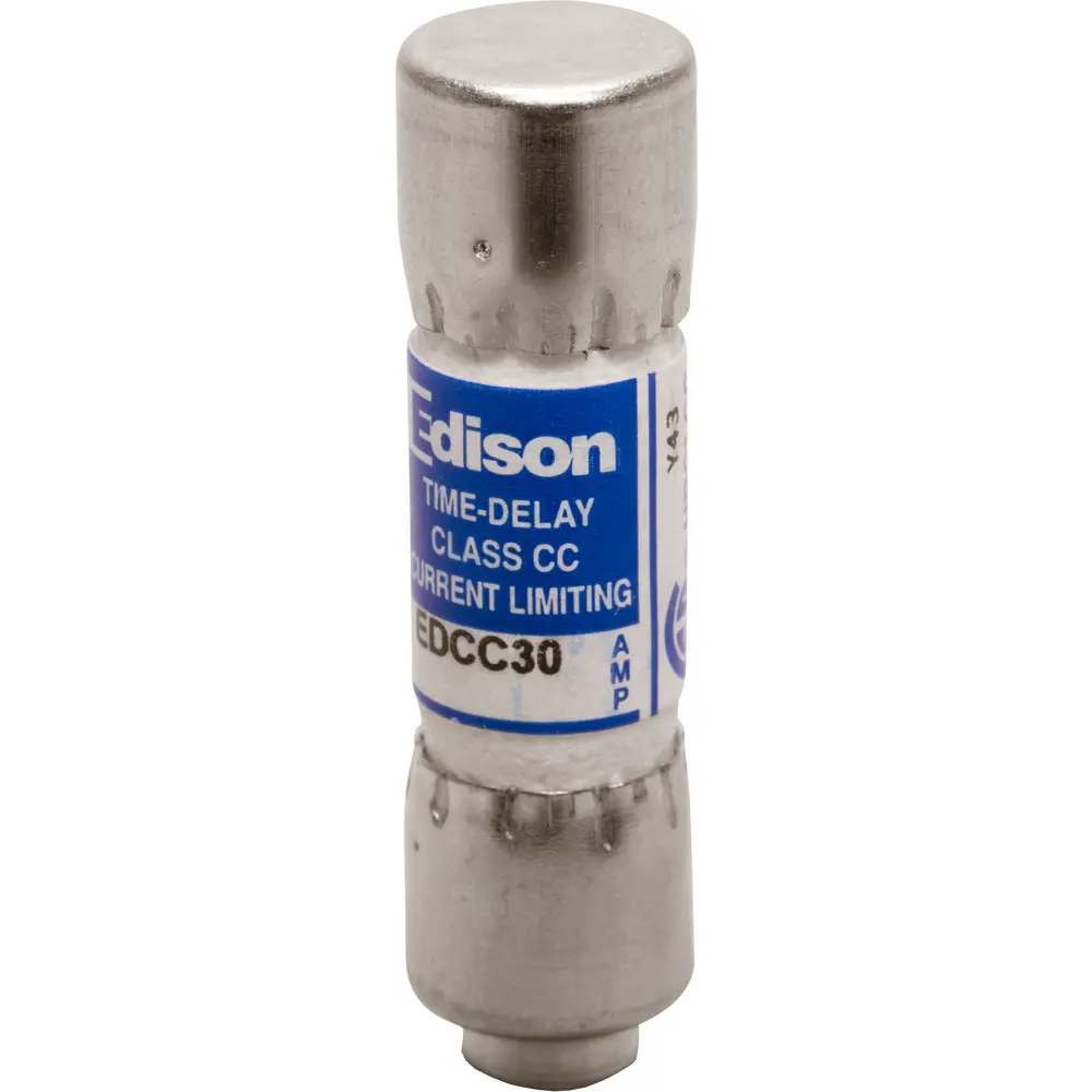 30 A Class CC Time-Delay Fuse, 600 VAC/300 VDC