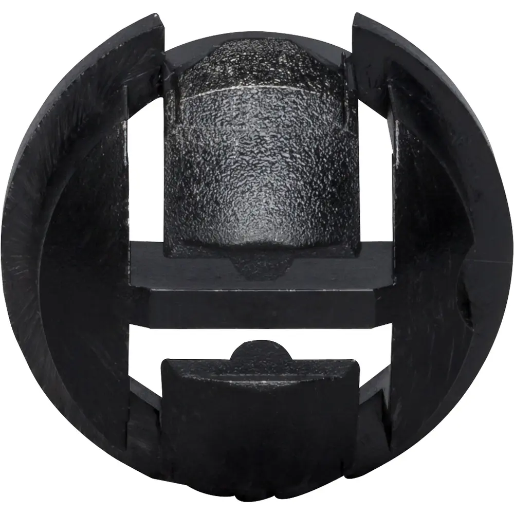 1/2" Non-Metallic Push-In Connector, Black