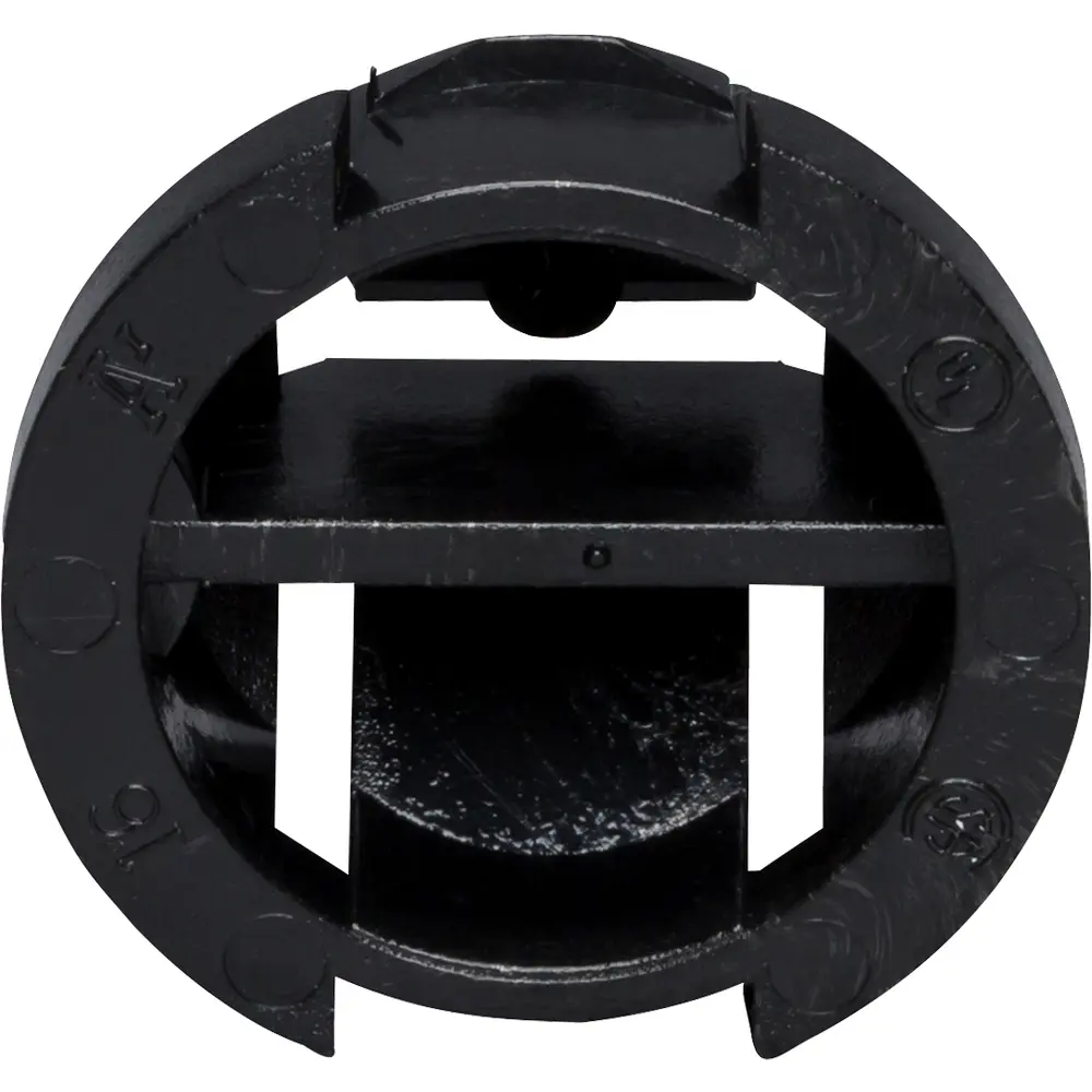 1/2" Non-Metallic Push-In Connector, Black