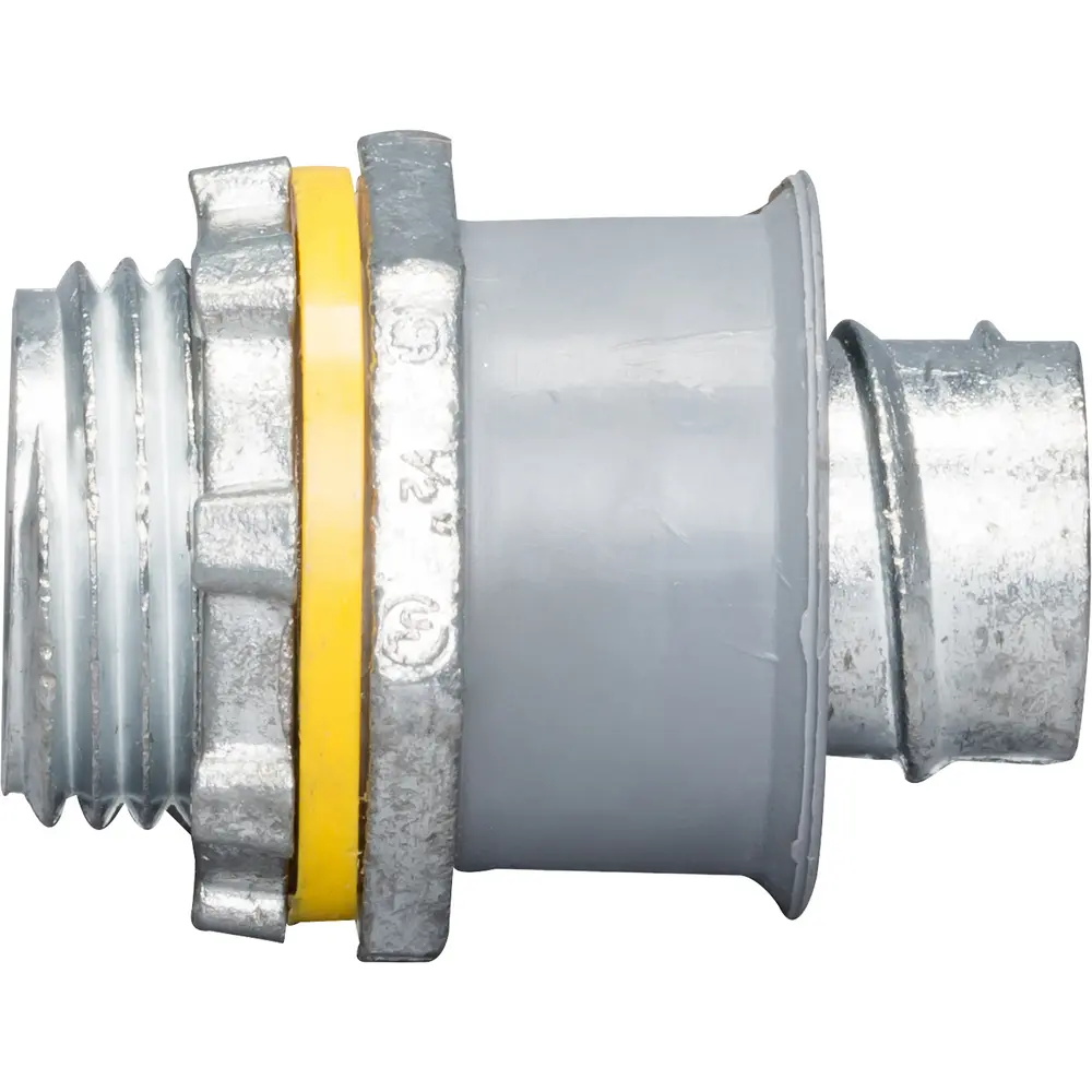 1/2" One Piece Screw-In Liquid Tight Connector 3 1/2" One Piece Screw-In Liquid Tight Connector