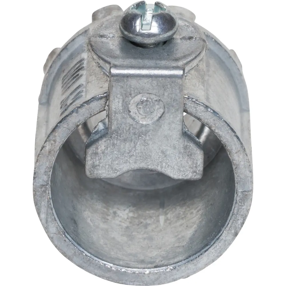 1/2" Saddle Grip® Connector, 1/2" Knockout, Zinc