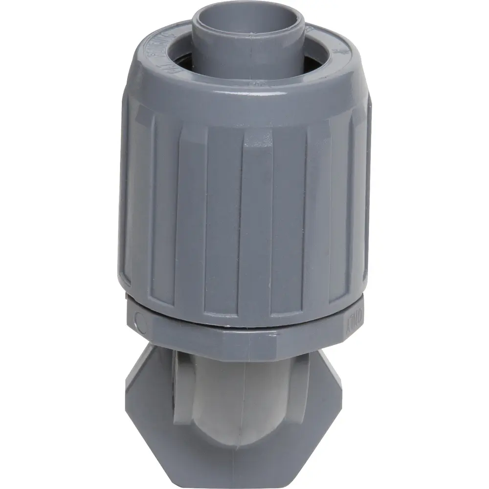 1/2" º SNAP2IT® 90° Non-Metallic Push-On Connector, Gray