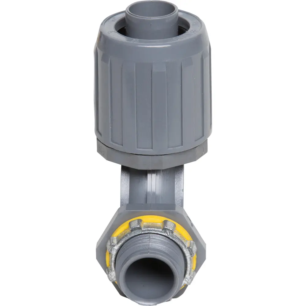 1/2" º SNAP2IT® 90° Non-Metallic Push-On Connector, Gray