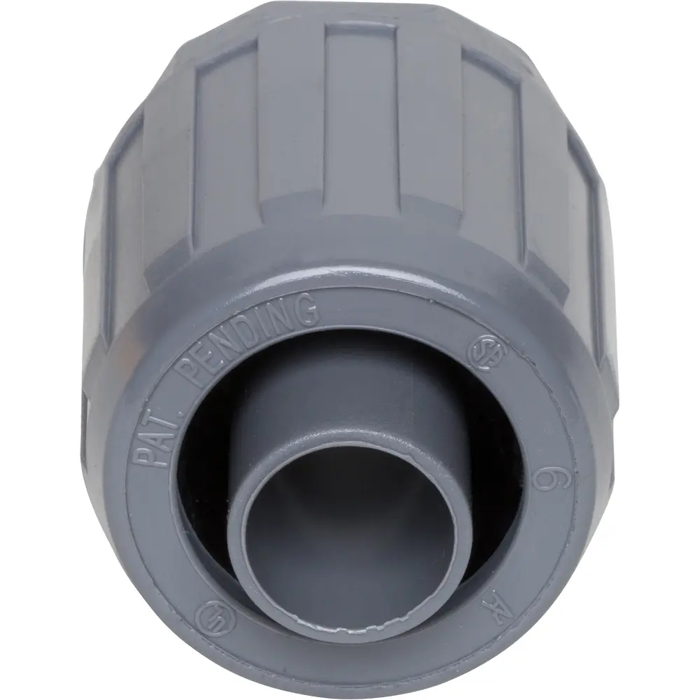 1/2" SNAP2IT® Non-Metallic Push-On Connector, Gray