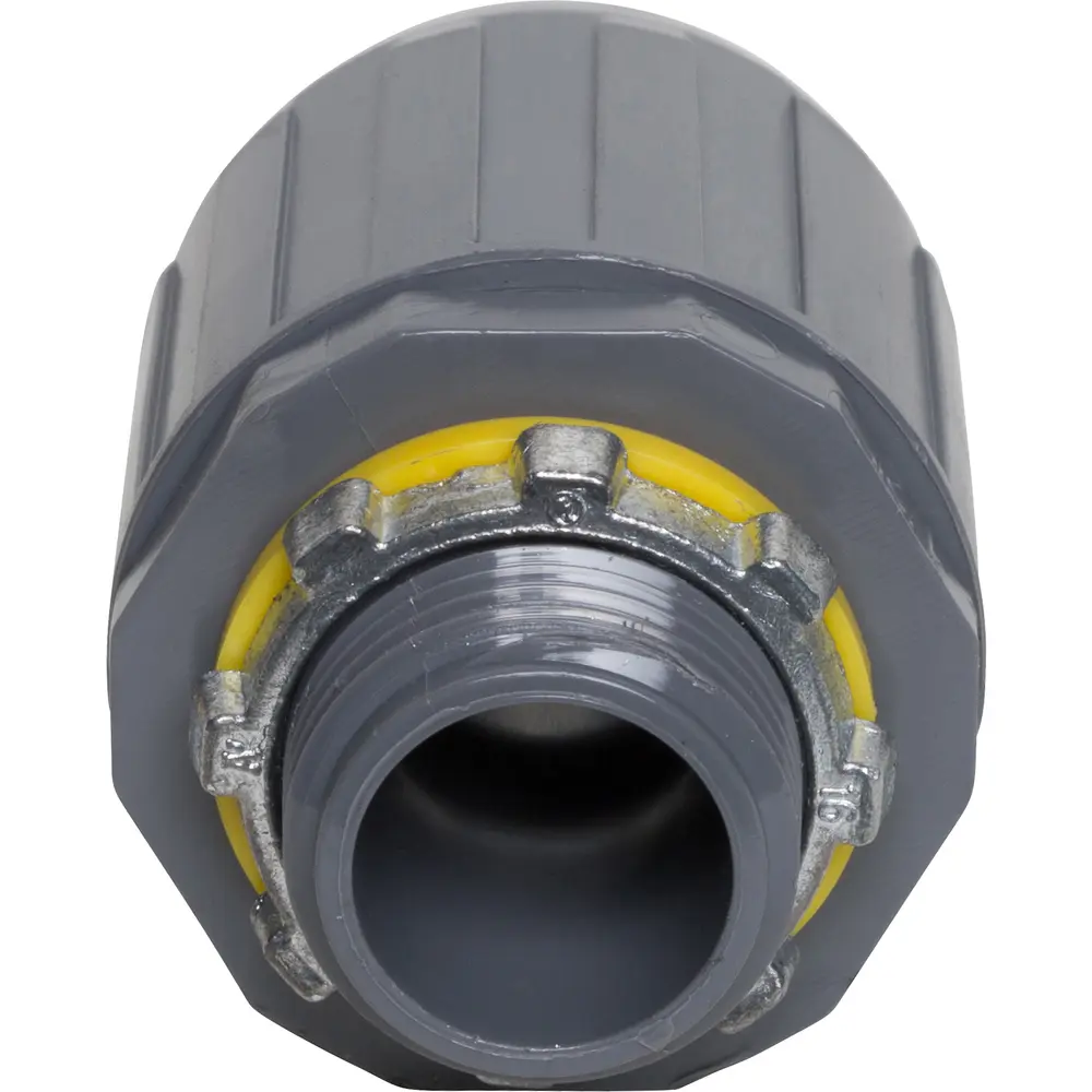 1/2" SNAP2IT® Non-Metallic Push-On Connector, Gray