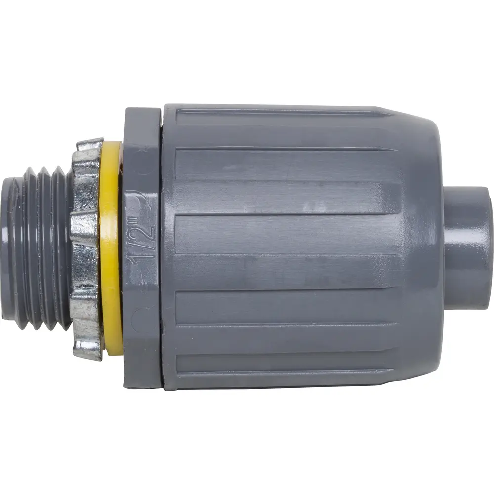 1/2" SNAP2IT® Non-Metallic Push-On Connector, Gray 3 1/2" SNAP2IT® Non-Metallic Push-On Connector, Gray
