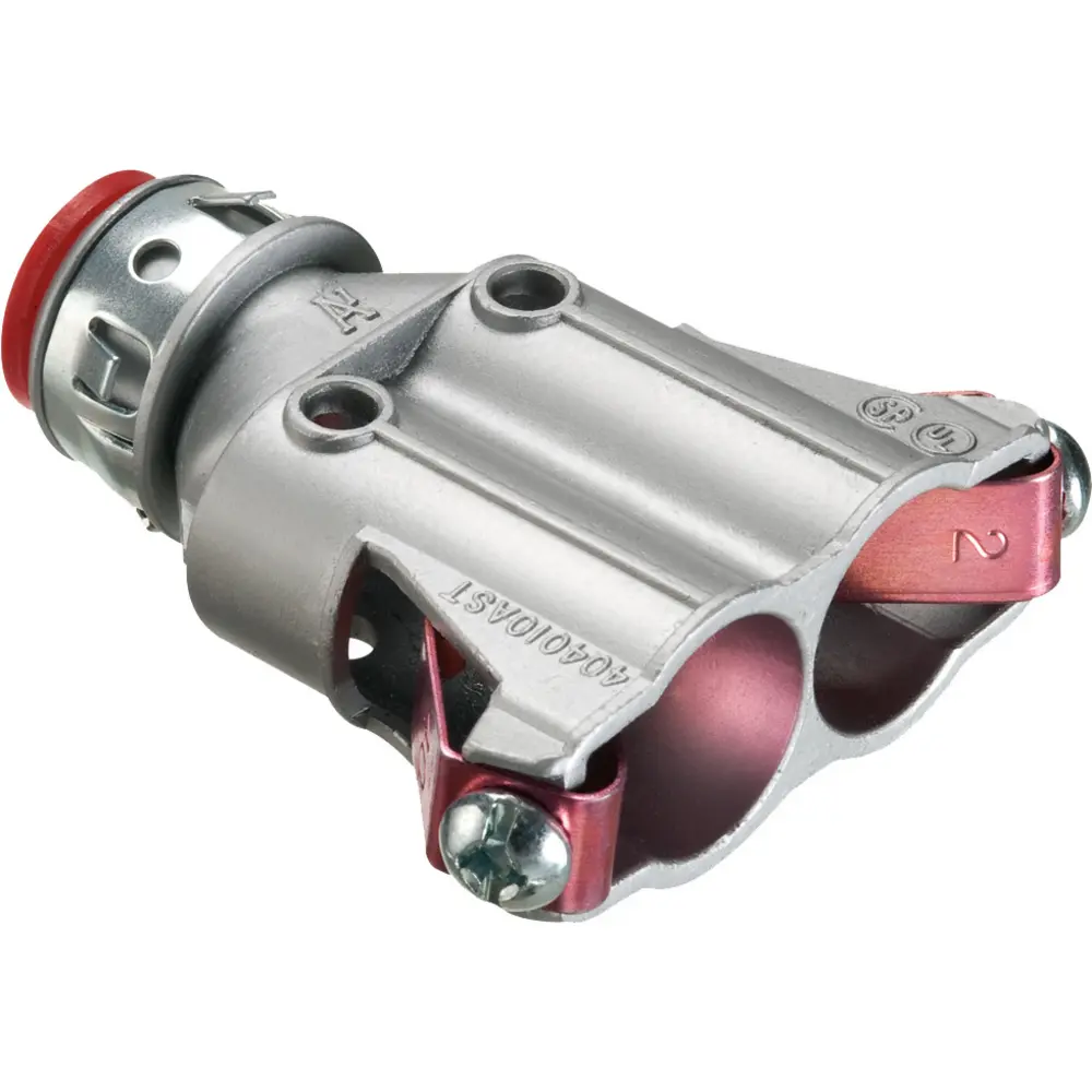 1/2" SNAP²IT® Duplex Connector w/ Insulated Throat, 3/4" Knockout