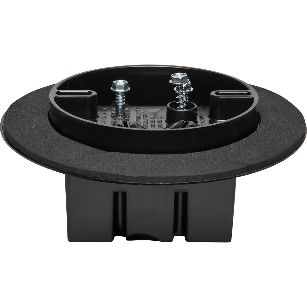 15.5 Cu. In. Joist Mount Screw-On L-Shaped Vapor Box for Fans & Fixtures, Black