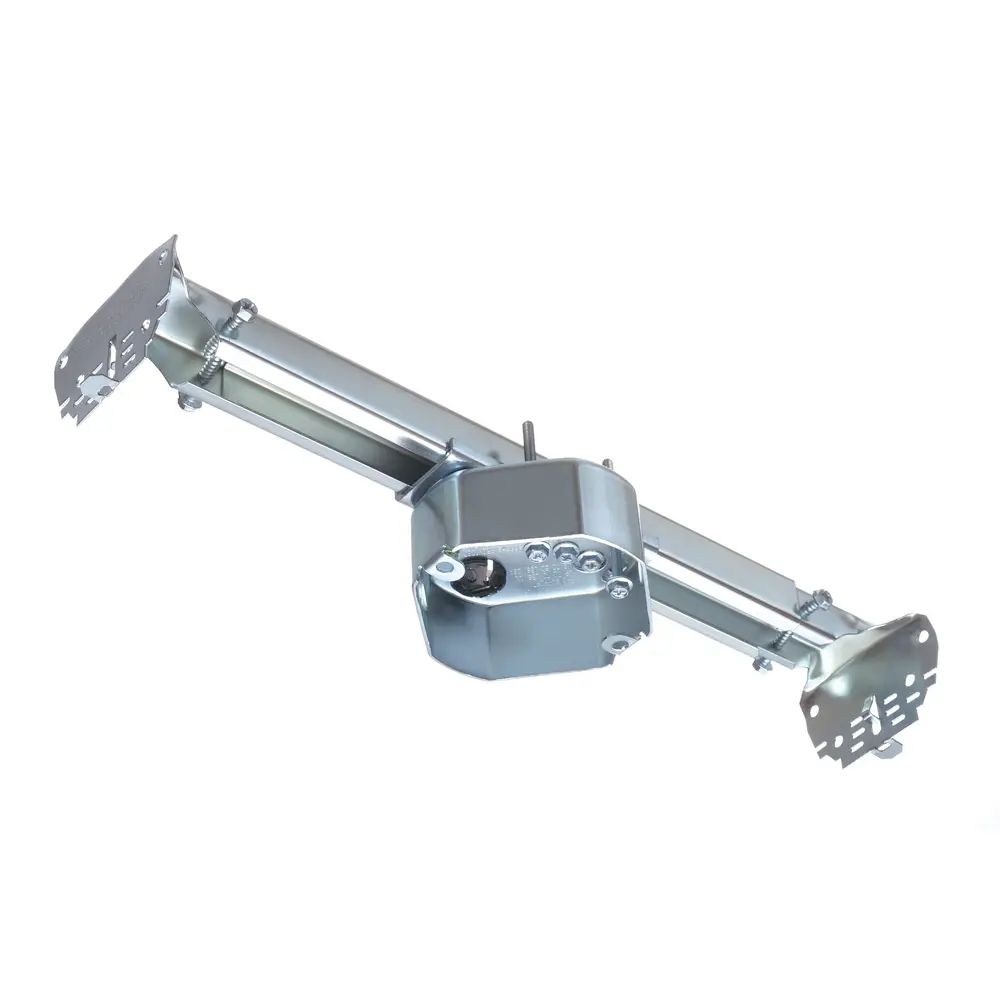 15.6 Cu. In. Steel Fan & Fixture Box w/ Adjustable Mounting Bracket