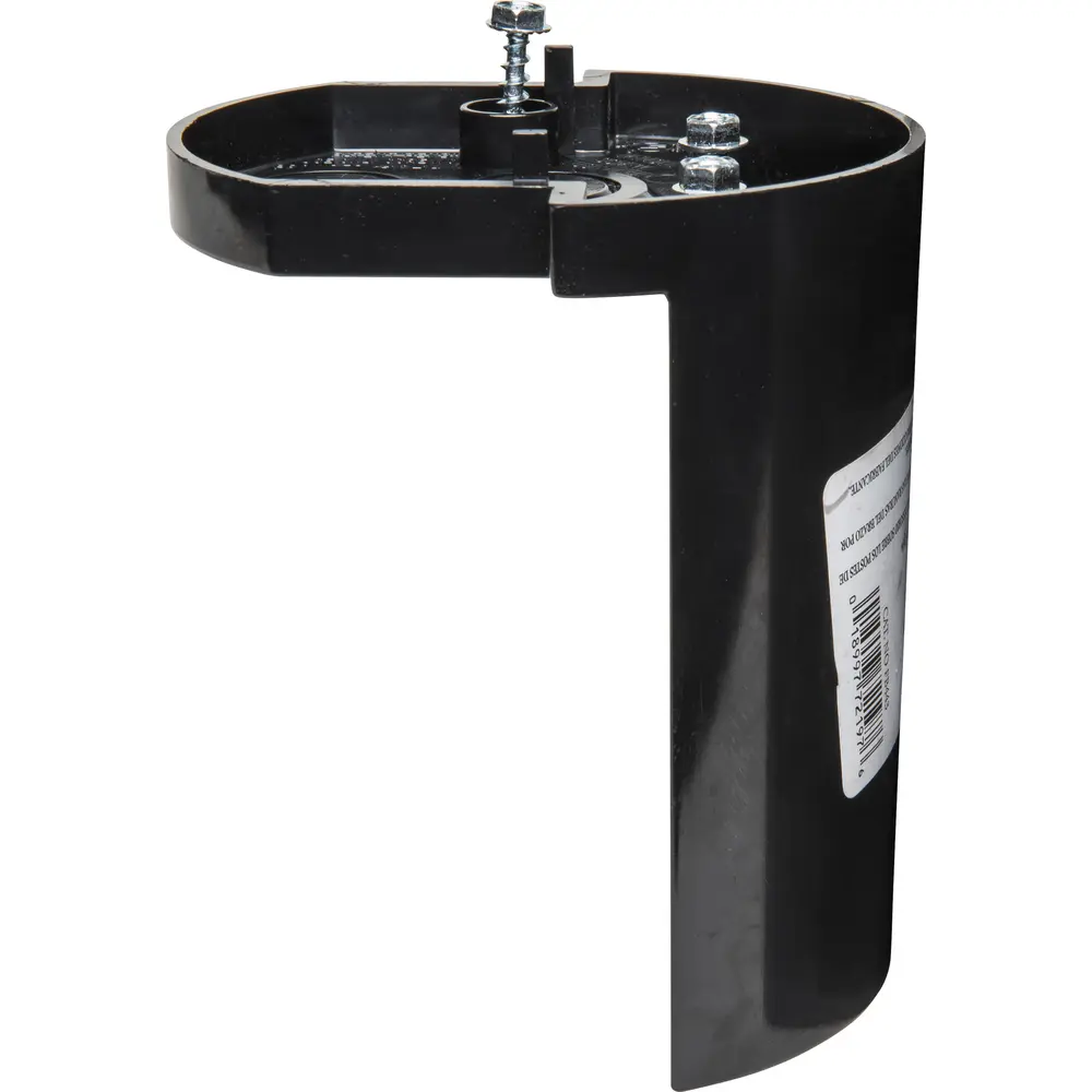 18.3 Cu. In. Screw-On L-Shaped Fan & Fixture Box, Plastic, Black 3 18.3 Cu. In. Screw-On L-Shaped Fan & Fixture Box, Plastic, Black
