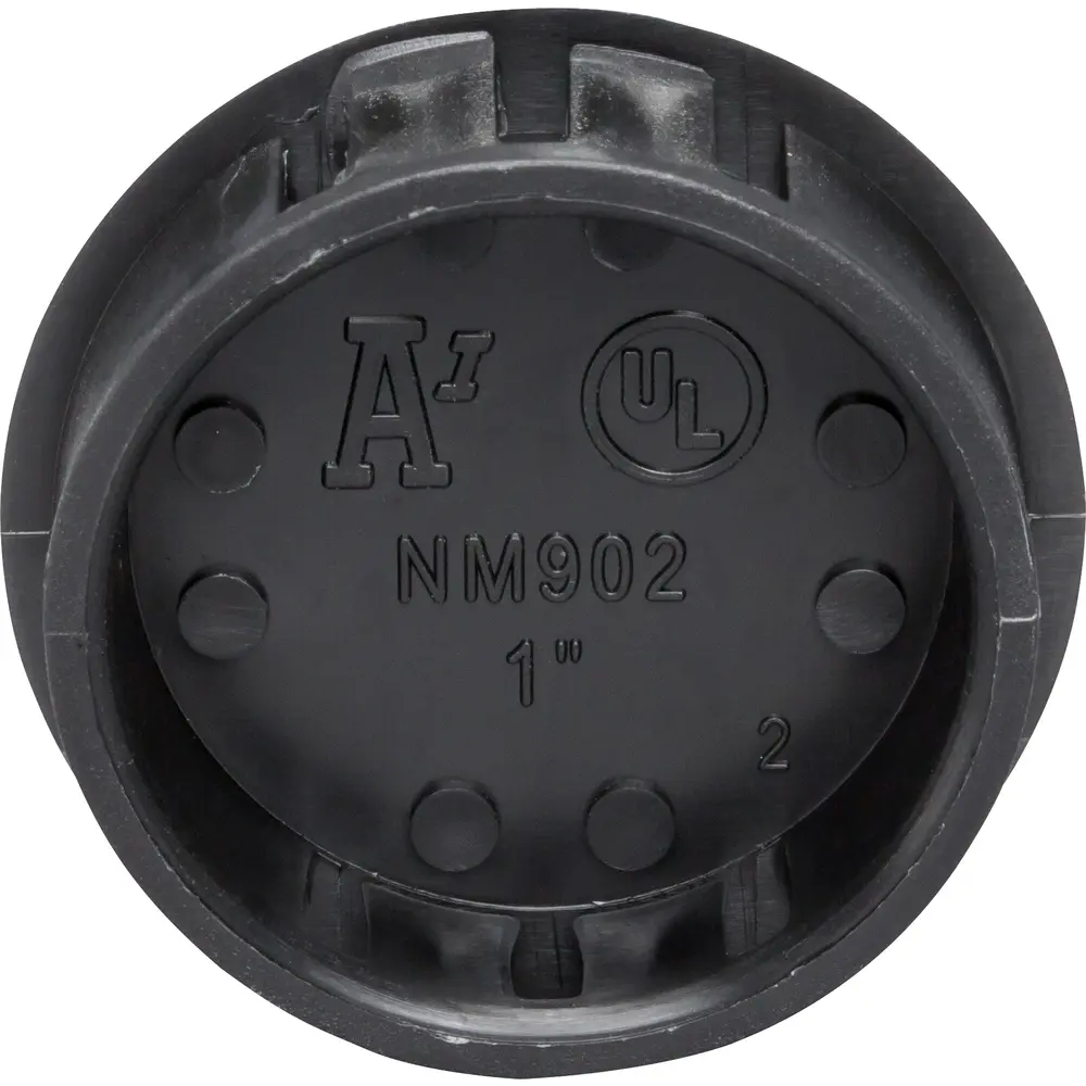 1" Snap-In Blank, Plastic, Black 1 1" Snap-In Blank, Plastic, Black