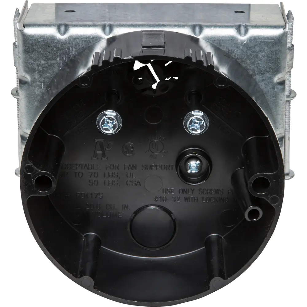 20.0 Cu. In. Nail On Fan & Fixture Box w/ Steel Mounting Bracket 3 20.0 Cu. In. Nail On Fan & Fixture Box w/ Steel Mounting Bracket