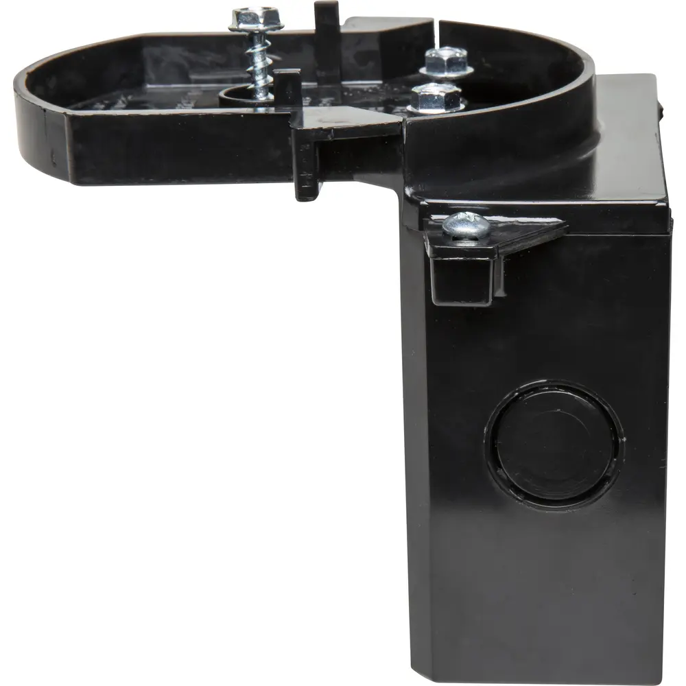 25.6 Cu. In. Fan & Fixture Mounting Box, Plastic, Black 3 25.6 Cu. In. Fan & Fixture Mounting Box, Plastic, Black