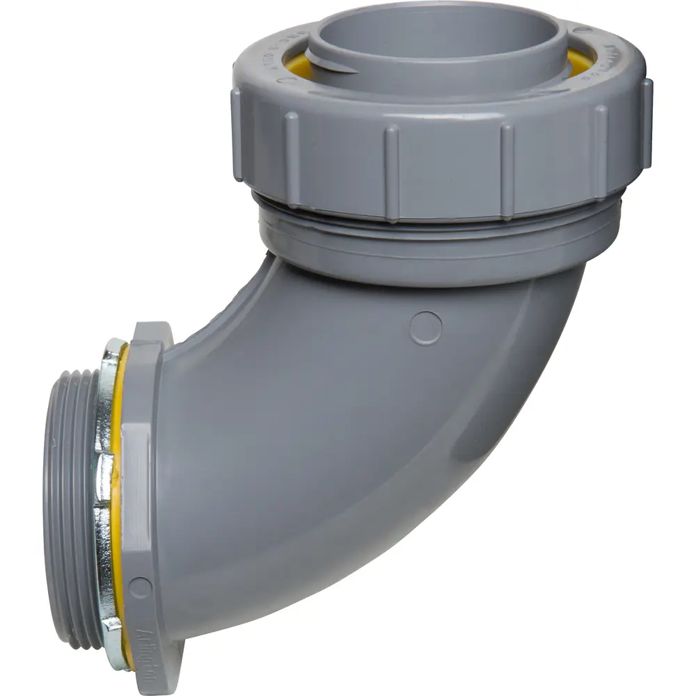 2" 90° Non-Metallic Connector, Gray
