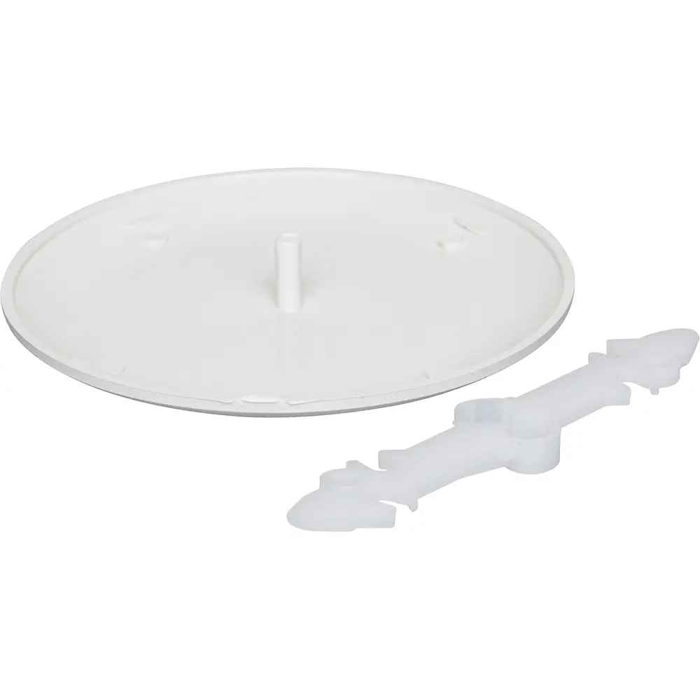 3-1/2" and 4" Ceiling Box Cover, White