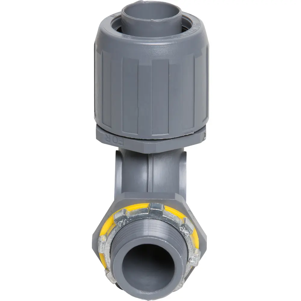 3/4" º SNAP2IT® 90° Non-Metallic Push-On Connector, Gray