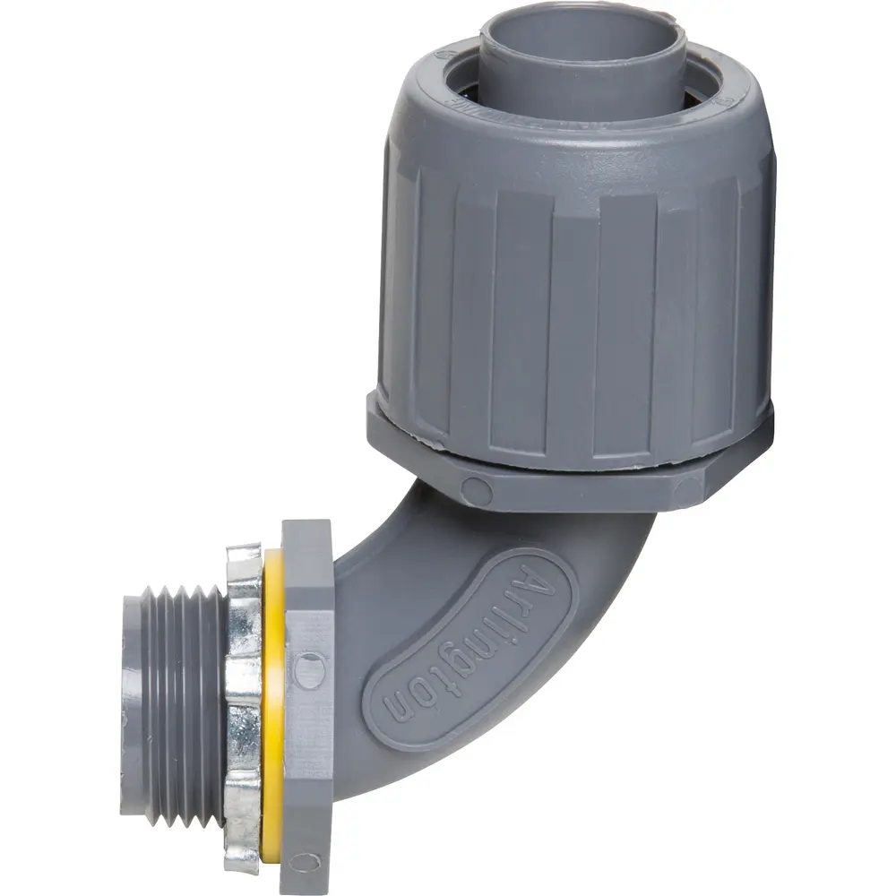 3/4" º SNAP2IT® 90° Non-Metallic Push-On Connector, Gray