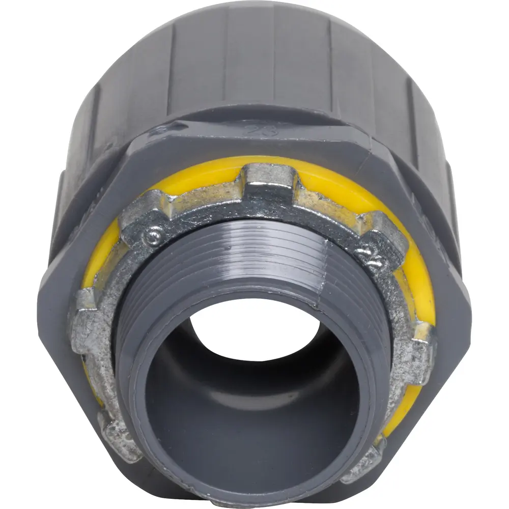 3/4" SNAP2IT® Non-Metallic Push-On Connector, Gray 2 3/4" SNAP2IT® Non-Metallic Push-On Connector, Gray
