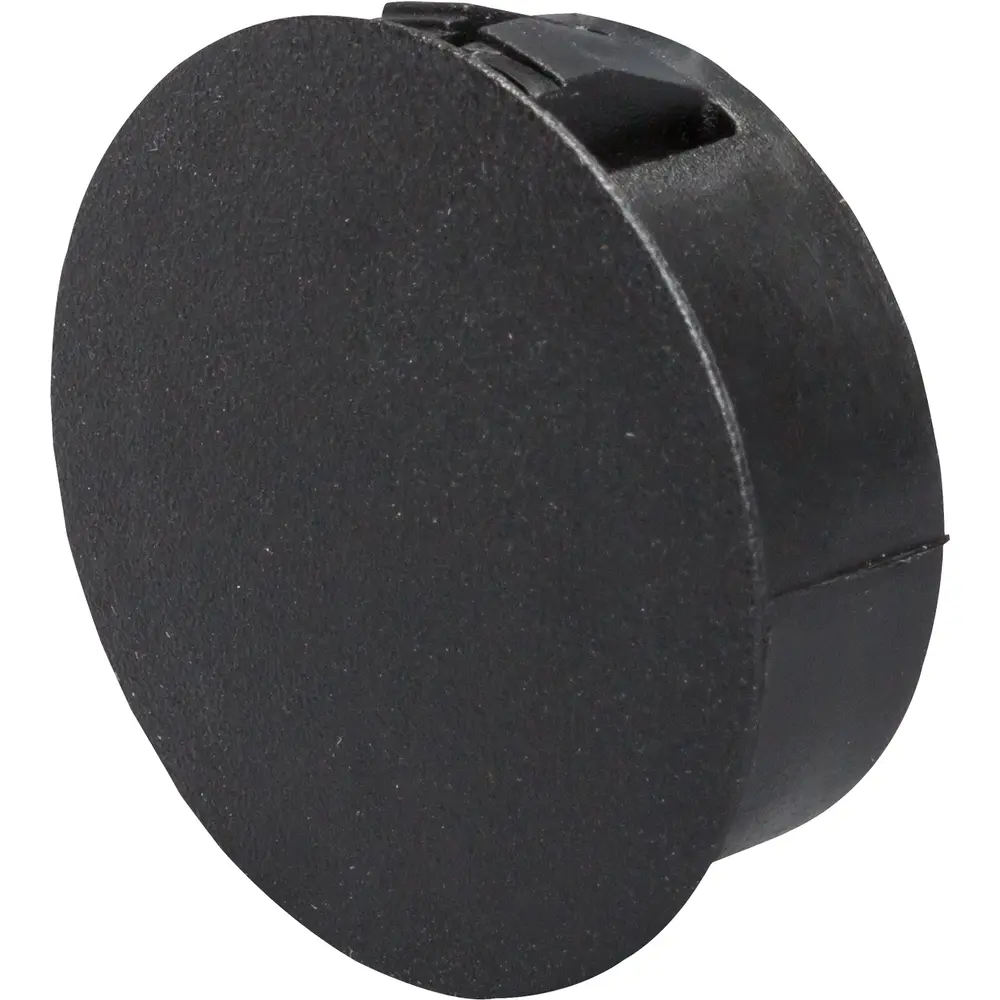 3/4" Snap-In Blank, Plastic, Black 3 3/4" Snap-In Blank, Plastic, Black