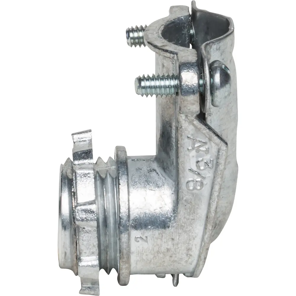 3/8" 90° 2-Screw Flex Connector 3 3/8" 90° 2-Screw Flex Connector