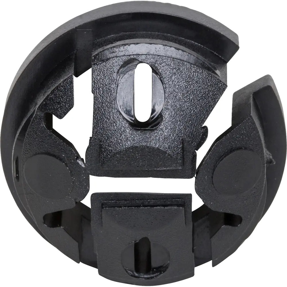 3/8" Black Button™ Non-Metallic Push-In Connector, 1/2" Knockout 1 3/8" Black Button™ Non-Metallic Push-In Connector, 1/2" Knockout