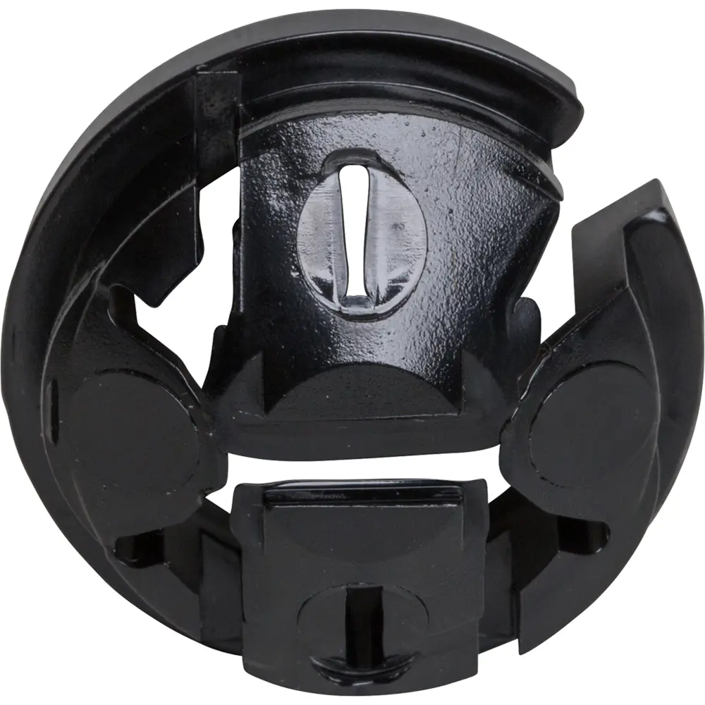 3/8" Black Button™ Non-Metallic Push-In Connector, 1/2" Knockout 2 3/8" Black Button™ Non-Metallic Push-In Connector, 1/2" Knockout