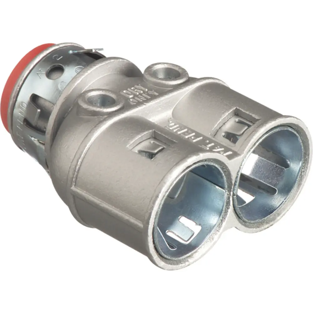 3/8" SNAP²IT® Duplex Connector w/ Insulated Throat, 0.405"-0.612" Cable Range