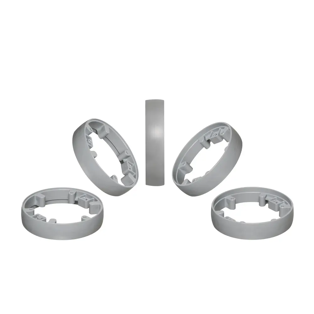 4-1/2" Leveling Ring, Plastic, Gray 1 4-1/2" Leveling Ring, Plastic, Gray